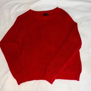Red Knit Sweater